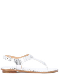 Michael Kors Silver Bow Sandals Paris Size 7 New  eBay
