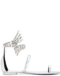 Giuseppe Zanotti Design Vera Strass Crystal Cuff Sandals