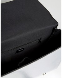 Asos Metallic Satchel Bag With Bow Detail