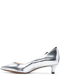 Marc Jacobs Silver Ally Heels