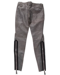 Thomas Wylde Leather Embossed Pants