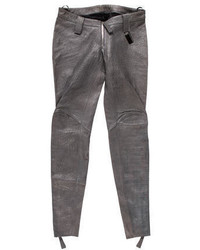 Thomas Wylde Leather Embossed Pants