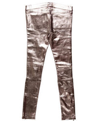 Current/Elliott Metallic Leather Pants W Tags