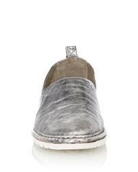 Marsèll Metallic Slip On Sneakers Silver