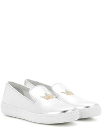 Church's Philus Embroidered Leather Slip On Sneakers
