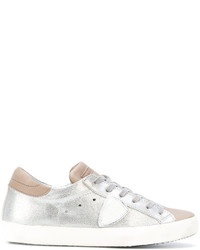 Philippe Model Metallic Lace Up Sneakers