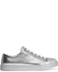 silver prada sneakers
