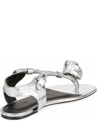 Isabel Marant Jarley Metallic Thong Sandal