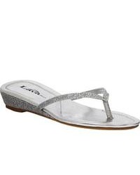 Lava Shoes Erupt Silver Thong Sandals