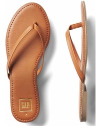 Gap Leather Flip Flops