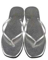 Calypso Metallic Thong Sandals