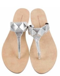 Rebecca Minkoff Metallic Thong Sandals W Tags