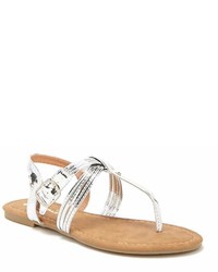 Forever 21 Yoki Shoes Strappy Thong Sandals