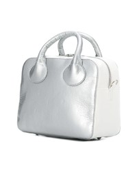 Courreges Courrges Metallic Logo Tote Bag