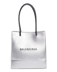 Balenciaga Extra Extra Small Northsouth Metallic Calfskin Shopper Tote