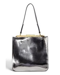 Marni Metallic Leather Frame Bag Small