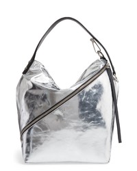 Proenza Schouler Medium Metallic Leather Hobo Bag
