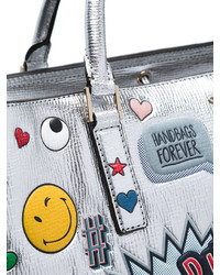 Anya Hindmarch Metallic Sticker Tote