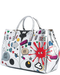 Anya Hindmarch Metallic Sticker Tote