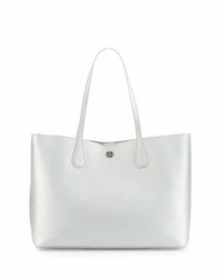 Tory Burch Perry Leather Tote Bag Silvermarlin