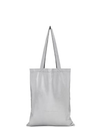 Rick Owens Silver Leather Tote