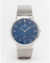 Accurist Classic Silver Stainless Steel Watch