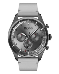 BOSS Pioneer Chronograph Leather Watch