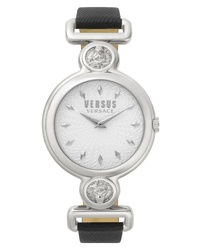 Versus Versace Sunnyridge Leather Watch