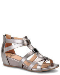 Sofft Bernia Leather Wedge Sandals