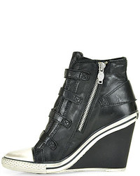 Ash Thelma Leather Leather Wedge Sneaker