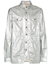 Rick Owens DRKSHDW Babel Cargo Pocket Cotton Shirt