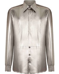 Dolce & Gabbana Metallic Long Sleeve Shirt