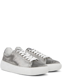 Versace Silver Greca Sneakers