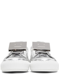 Acne Studios Silver Metallic Adriana Sneakers