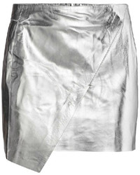 ChicNova Silver Wrap Skirt