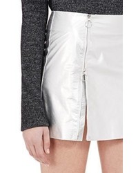 Paco Rabanne Paper Leather Miniskirt