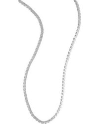 Lana 14k White Gold Metallic Chain Necklace 40