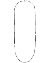 Sylva & Cie 18 Karat Gold And Sterling Silver Necklace