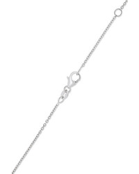 Diane Kordas 5 Star 18 Karat White Gold Diamond Necklace