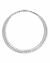 John Hardy 8mm Sterling Silver Collar Necklace 20