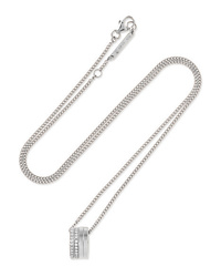 Repossi Antifer 18 Karat White Gold Diamond Necklace