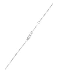 Melissa Kaye Aria 18 Karat White Gold Diamond And Sapphire Necklace