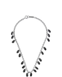 Isabel Marant Black And Silver New Amer Necklace