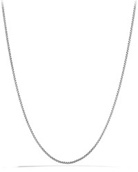 David Yurman Box Chain Necklace With Gold 18l