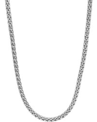 John Hardy Classic Chain Silver Slim Necklace 16l