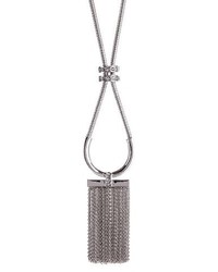 St. John Collection Swarovski Crystal Tassel Necklace