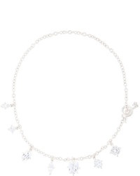 E.m. Crystal Chain Necklace