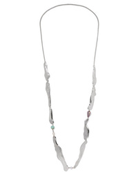 Leigh Miller Current Silver Multi Stone Necklace