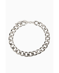 Dailylook Polished Chain Link Necklace In Silver