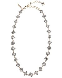 Oscar de la Renta Delicate Star Swarovski Crystal Collar Necklace